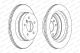 Coppia Dischi freno posteriore FERODO DDF1697 BMW CITROEN