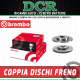 Coppia Dischi freno BREMBO 09.9867.11 PORSCHE VW