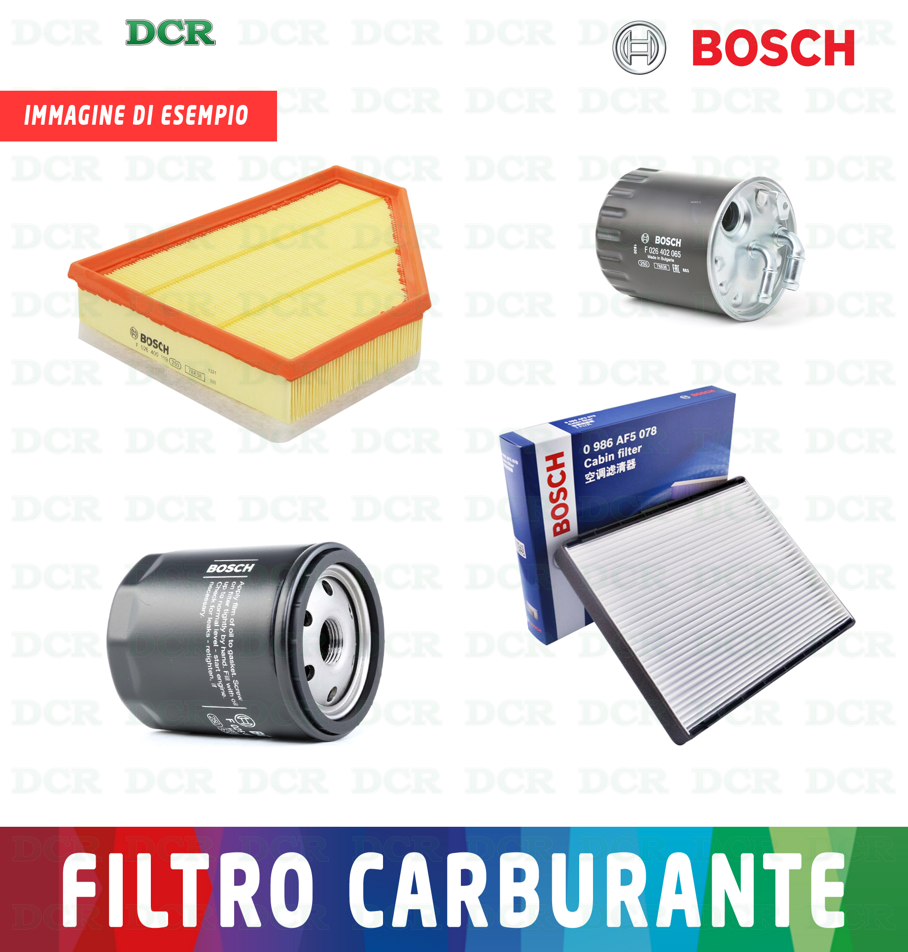 BOSCH ORIGINALE FILTRO COMBUSTIBILE FILTRO CARBURANTE KIA HYUNDAI
